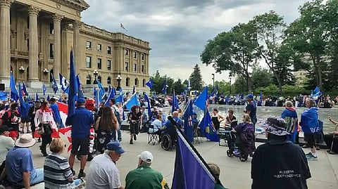 Alberta Legislature Rally
