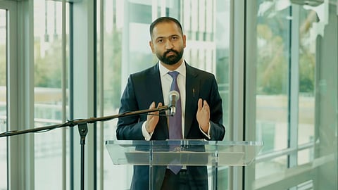 Shadow Minister for Service Alberta and Red Tape Reduction Gurinder Brar speaking about Alberta's new ID card program. 