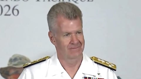 Admiral dismisses reporter's question