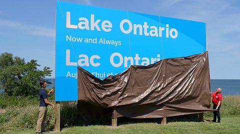 Ford unveiled the sign on August 29 earlier this week.