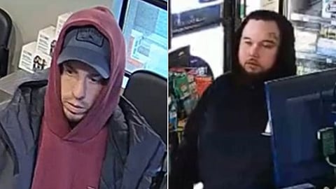 Joseph Madore, 34, (left) and Brayton Kennedy, 28, (right) were previously sought on second-degree murder charges.