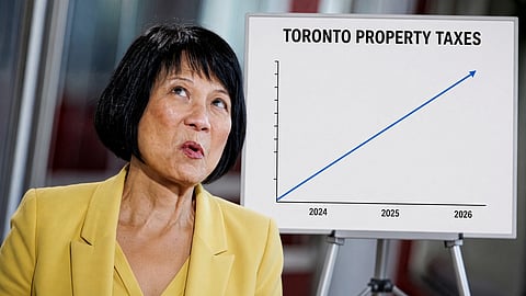 Olivia Chow has raised property taxes over 18% in one term