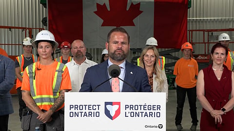 Labour Minister David Piccini said Ontario has a special need for 