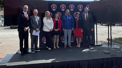 Grey Cup Festival organisers announce the festival programming at Stampede Park on Wednesday