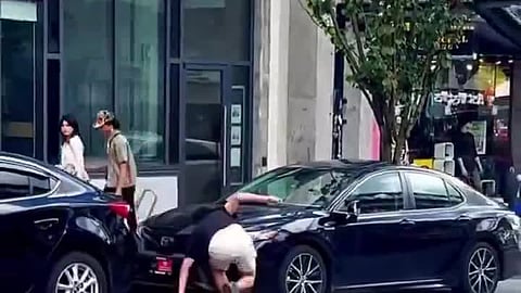 Still from circulating video posted by 604RAW.