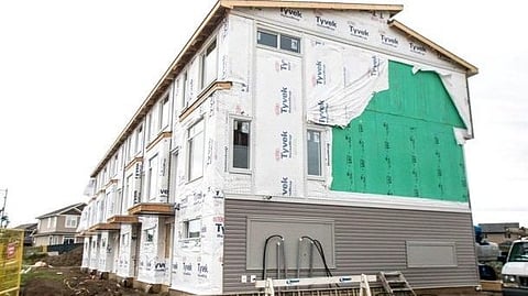 New multi-family development under construction