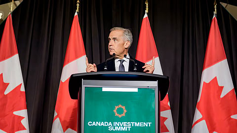 Mark Carney opened Canada Investment Summit at the Royal Ontario Museum on Sunday