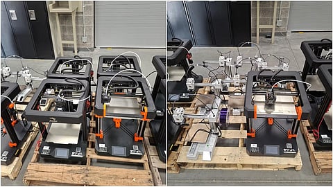 A Calgary man has been charged after police allegedly found more than a dozen stolen 3D printers that had been advertised for sale online.