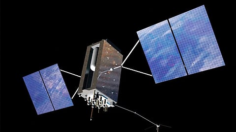 Armed satellite image