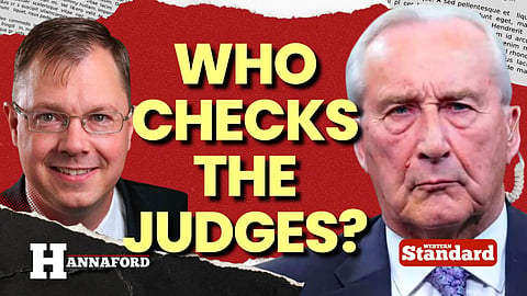 Who checks the judges?