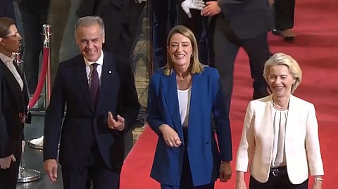 Ursula von der Leyen said that the EU wants to bring the relationship with Canada to "the highest level possible." 
