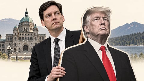 Donald Trump and David Eby