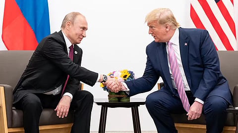 Vladimir Putin and Donald Trump at the G20