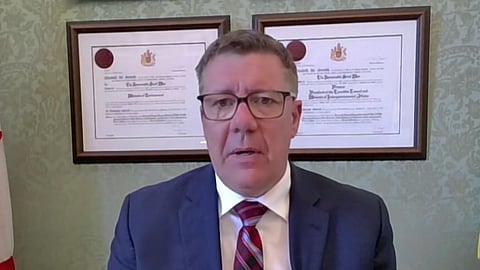 Saskatchewan Premier Scott Moe. 