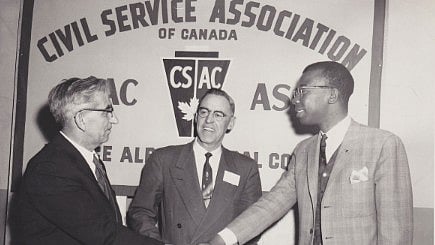 James Best, right, in hostorical photograph