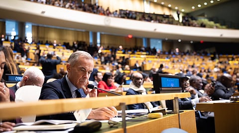 Prime Minister Mark Carney attends the 81st UNGA
