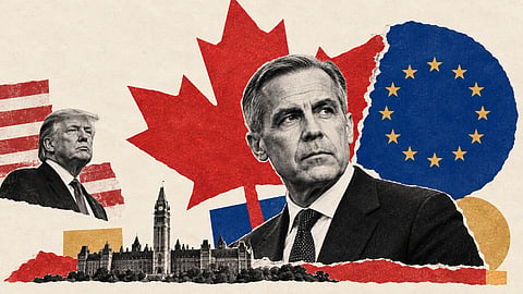 Mark Carney and Donald Trump