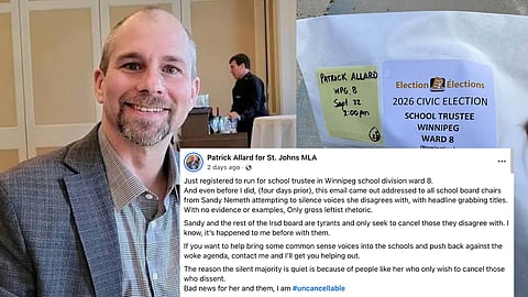 Patrick Allard Facebook post