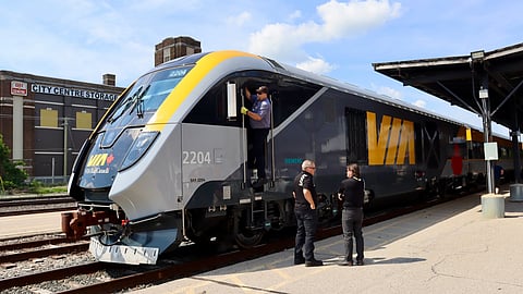 Via Rail in London, Ontario