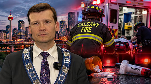 Calgary Mayor Jeromy Farkas is calling on the Alberta government to work with the city as firefighters face a sharp increase in overdose calls.