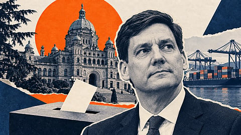 BC Election Box and David Eby