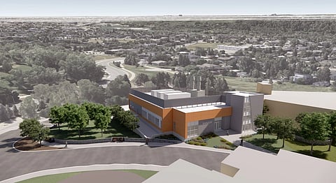 Rendering of Calgary Radiopharmaceutical Centre.