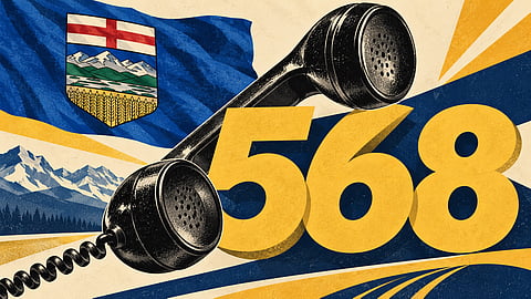 Albertans getting a new phone number could be assigned the 568 area code starting June 10, 2028, under a Canadian Radio-television and Telecommunications Commission (CRTC) decision released Tuesday.