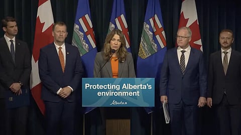 Premier Danielle Smith on September 30, 2026. 
