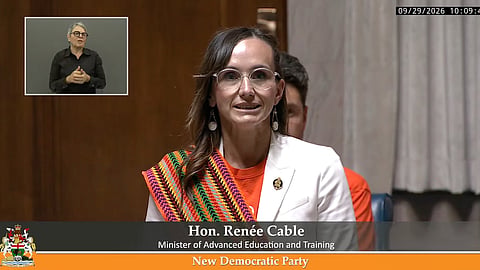Manitoba Minister of Advanced Education and Training Renée Cable