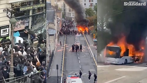 Hundreds of high schools across France were closed Friday as protests over teacher shortages, overcrowded classrooms, and deteriorating buildings escalated into clashes with police and rioting across the nation.