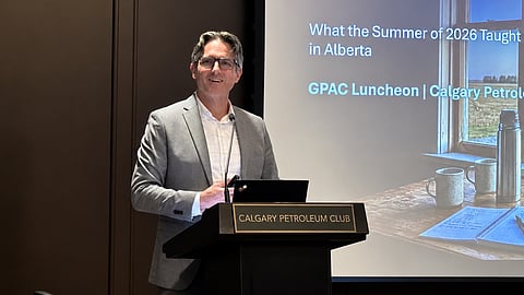 Brett Wightman at the Calgary Petroleum Club on October 5, 2026. 