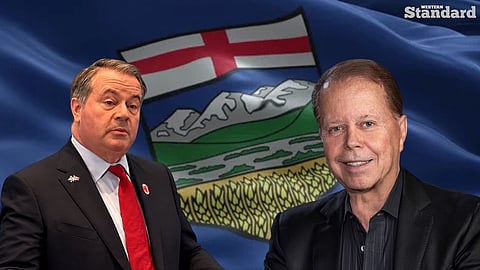 Former Alberta Premier Jason Kenney and Alberta Prosperity Project co-founder Dr. Dennis Modry. 