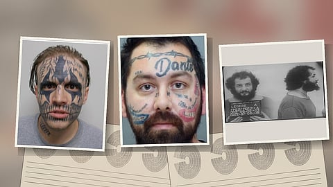 Line of Canadian mugshots