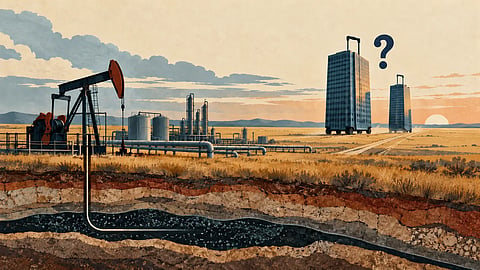 Oil Fields and Office Towers