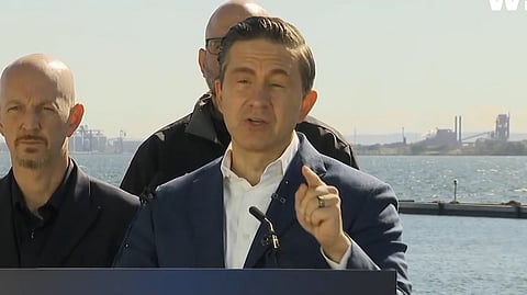 WATCH: Poilievre tells Joly to sue Stelco’s owner at 5 a.m. Monday