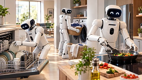 AI-powered home robot