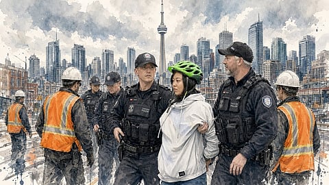 The Ford government pressed ahead with the removal of protected bike lanes in Etobicoke