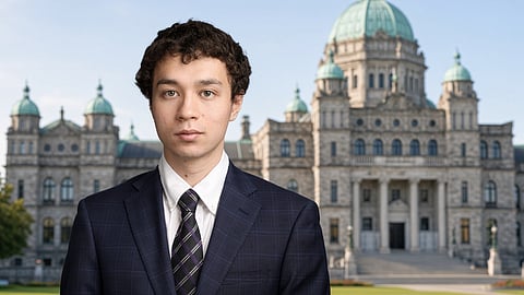 Jordan Zheng McIntosh, Conservative candidate in Vancouver-Strathcona. The party said Thursday he is no longer a Conservative candidate.