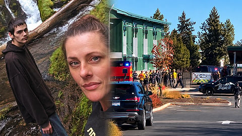 The mother of a 16-year-old gunman who killed three children and a teacher at an Oregon elementary school has reportedly broken down in tears while describing her son as a "good boy."
