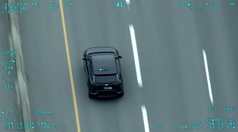 WATCH: BC teen caught driving 175 km/h by RCMP helicopter has father's Cadillac impounded for second time