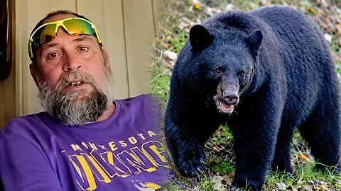 An Idaho father who fought a black bear with his bare hands after it broke into his home is speaking publicly for the first time about the terrifying encounter