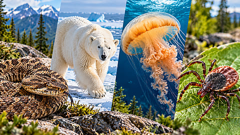 FROM BEARS TO BUGS: Most dangerous animal from every Canadian province and territory