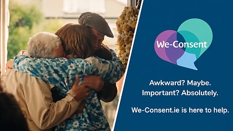 A taxpayer-funded Irish advertisement encouraging grandparents to respect children's consent before hugging them has been withdrawn following public backlash.
