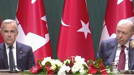 Mark Carney and Recep Tayyip Erdogan