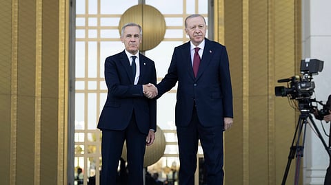 Mark Carney meets with Erdogan in Ankara