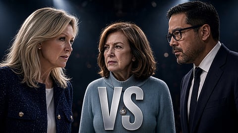 Polls put the three within a few points of one another