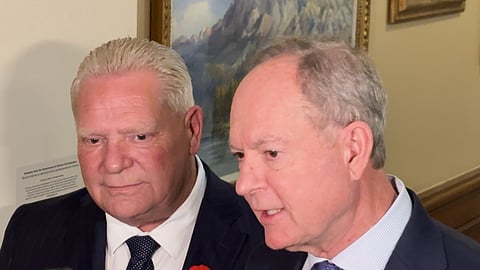 Doug Ford and Peter Bethlenfalvy