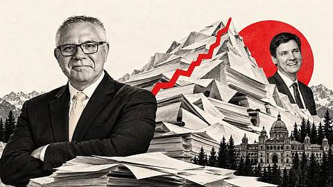 Lorne Doerkson faces a mountain of debt and unfinished business left by David Eby’s government.