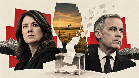 Danielle Smith, Mark Carney and the Alberta referendum’s deeper divide.