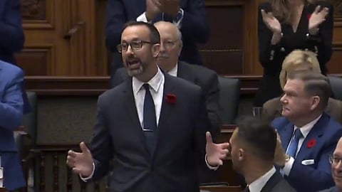 Nolan Quinn said he will not be resigning to a standing ovation